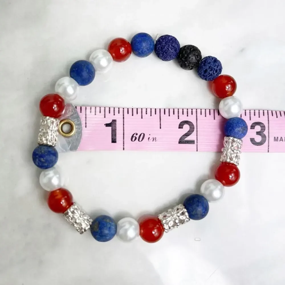 Aromatherapy Lava Stone Handmade Beaded Bracelet